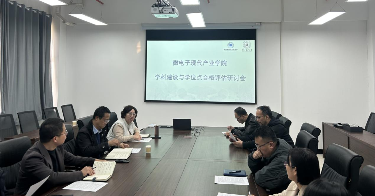 微电子现代产业学院开展学科建设与学位点合格评估研讨会